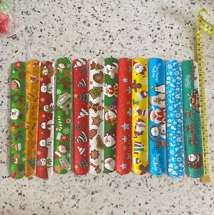 Christmas slap bands