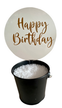 Personalised round acrylic cake toppers - large