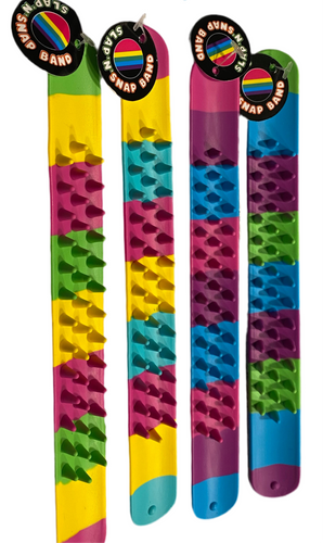 Spiky slap bands