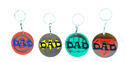 Father’s Day Super Hero Keyrings