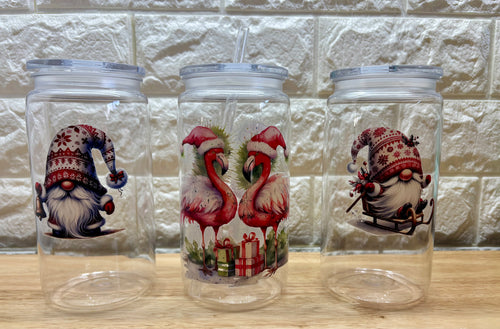 Christmas themed Libby cups