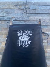 Leather look aprons