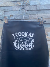 Leather look aprons