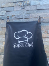 Leather look aprons