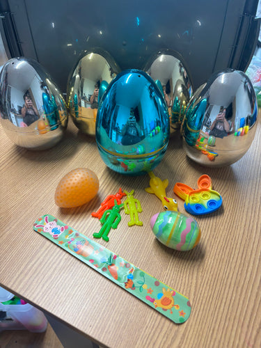 Personalised Jumbo fidget filled eggs