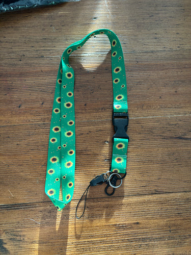 Sunflower lanyard