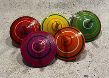Wooden spinning tops